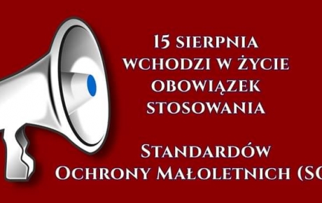 NOWE STANDARDY OCHRONY MAŁOLETNICH 