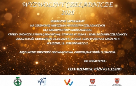 WYZWOLINY CZELADNICZE 2026